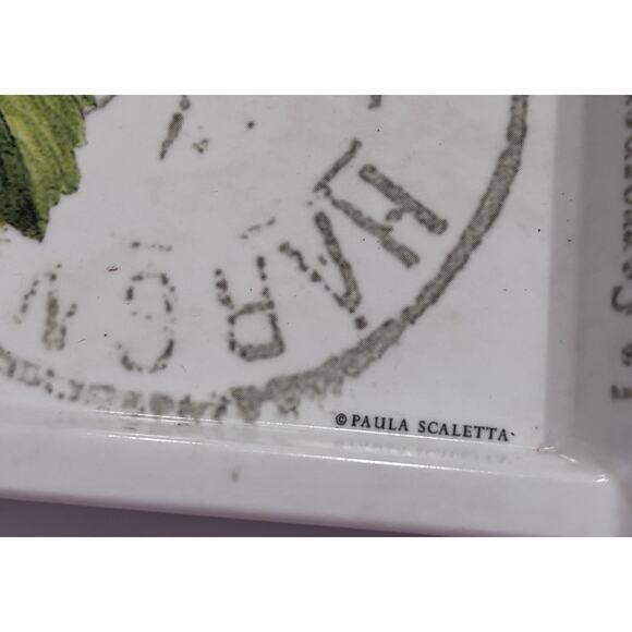 PAULA SCALETTA 15.50" Melamine Serving Tray Strawberries Italy - VGUC - Picture 3 of 6